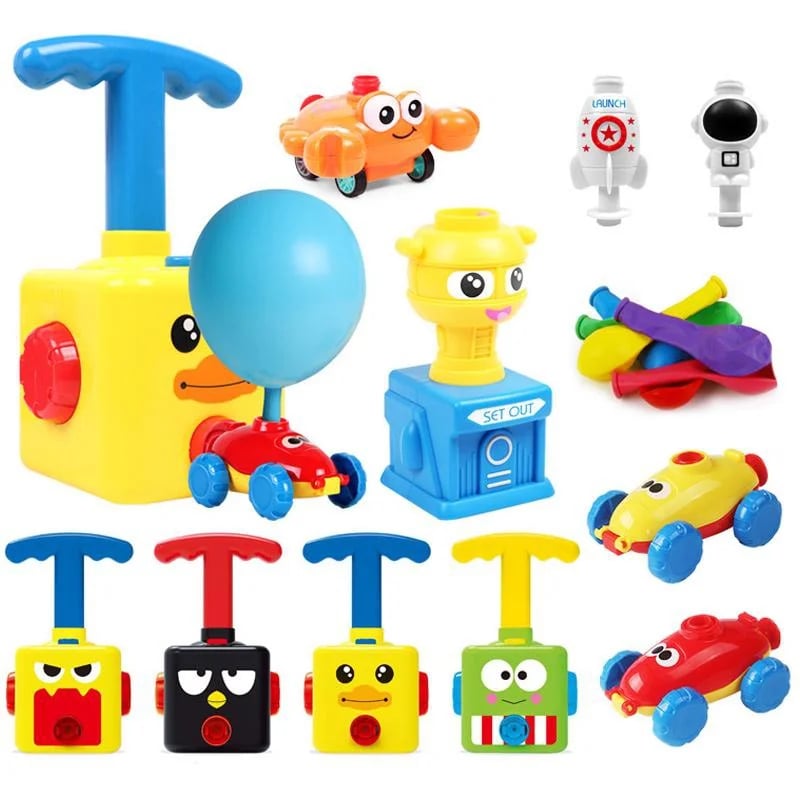 🎁Easter Hot Sale 40% OFF--Fun Packed Balloon Car Toy Pump Set