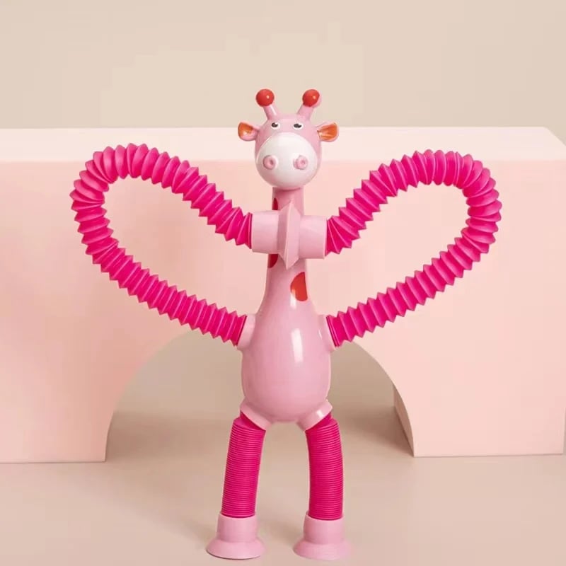 Telescopic Suction Cup Giraffe/Robot Toy