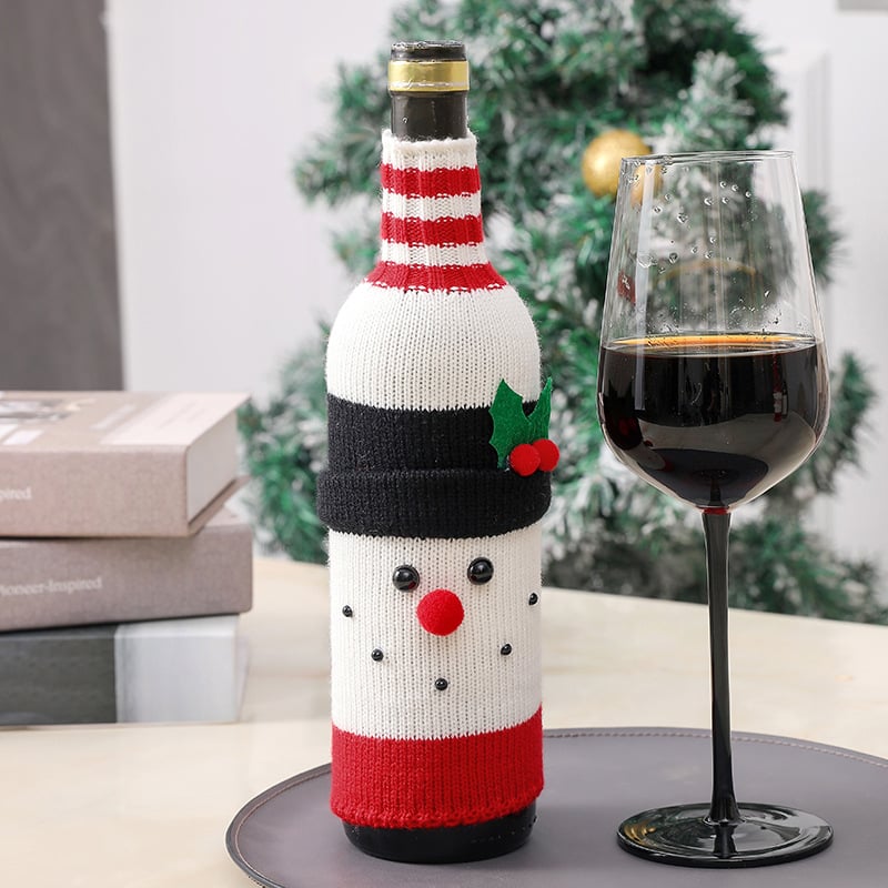 🎄Early Christmas Sale 49% OFF🎁Christmas Decorative Santa Wine Bottle Cover