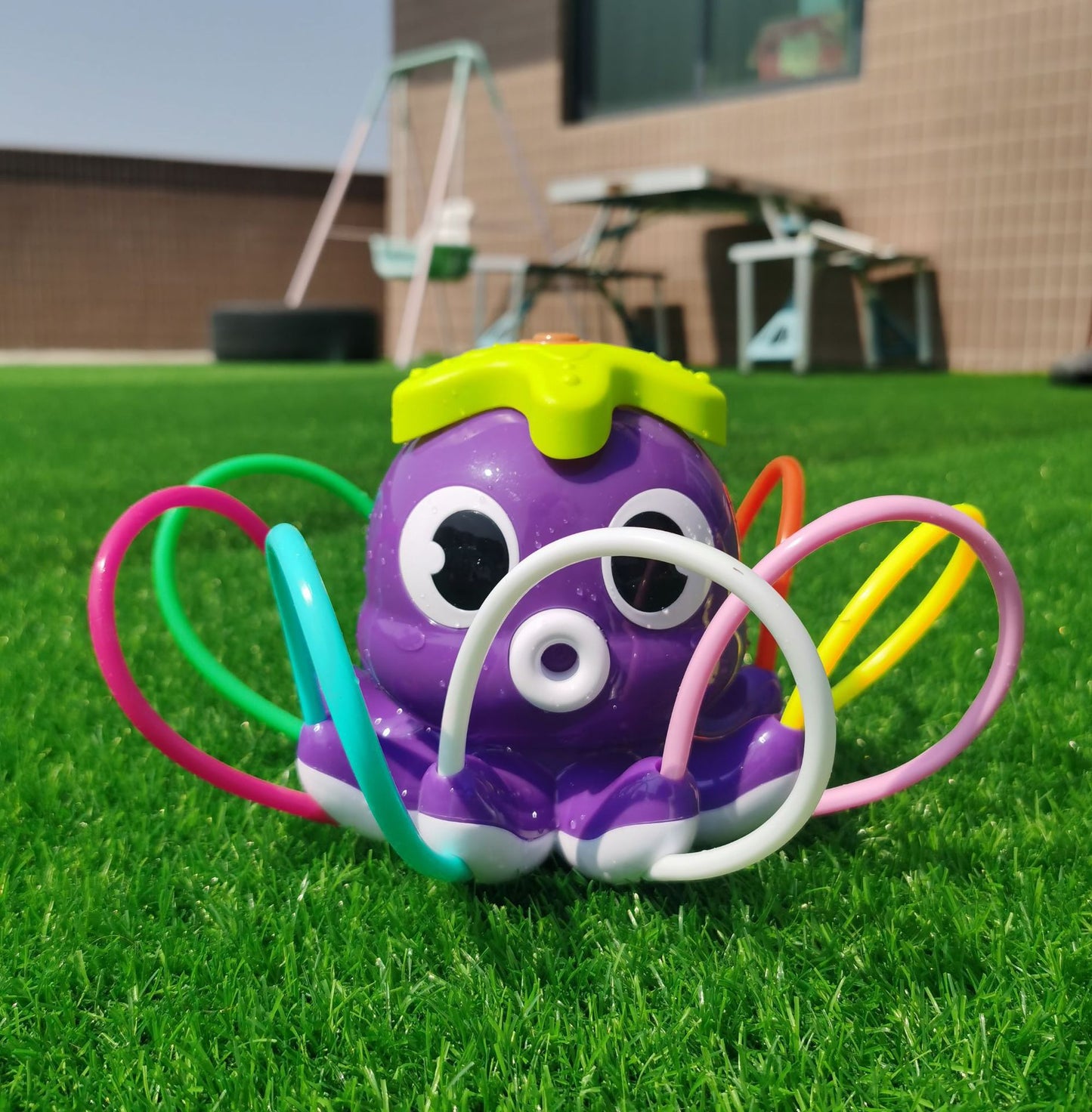 🎁Summer new🔥 children's rotatable outdoor water toy sprinkler octopus octopus toy🌊