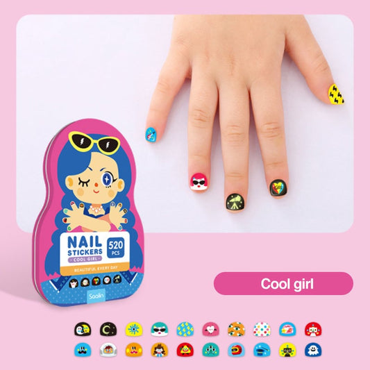 🌲Early Christmas Sale 40% OFF💗Kids Nail Stickers(520pcs )