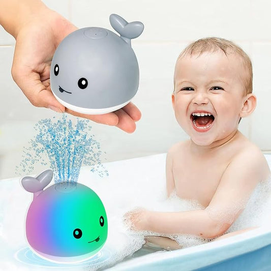 💥Parenting Recommendations 💝Baby bathroom bath sensor whale spray toy