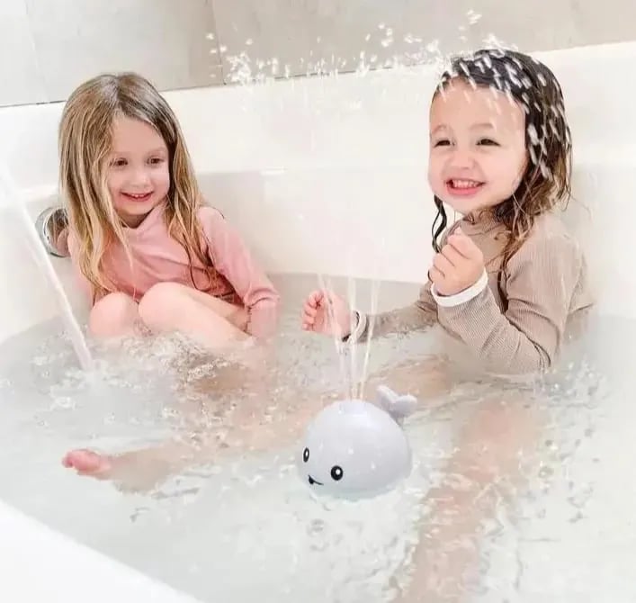 💥Parenting Recommendations 💝Baby bathroom bath sensor whale spray toy