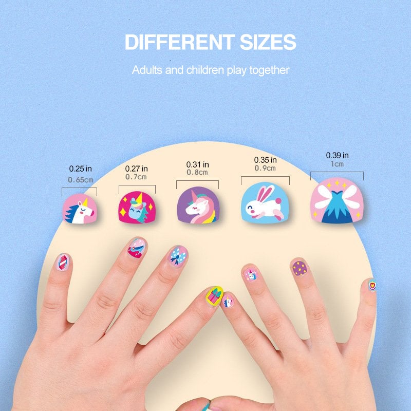 🌲Early Christmas Sale 40% OFF💗Kids Nail Stickers(520pcs )