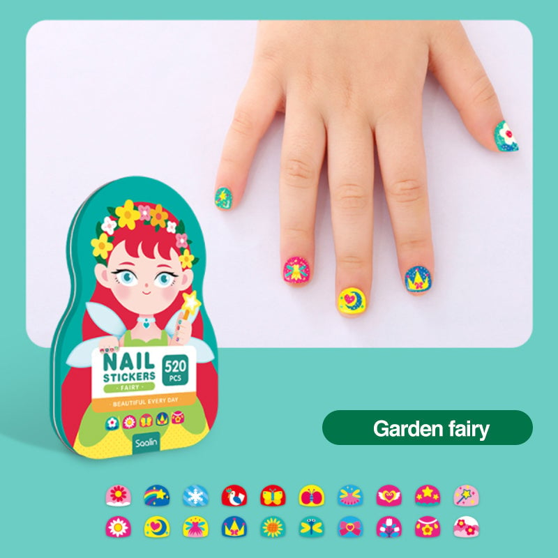 🌲Early Christmas Sale 40% OFF💗Kids Nail Stickers(520pcs )