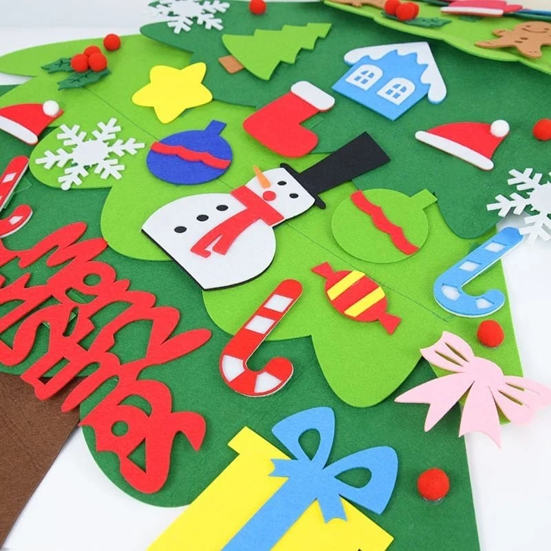 🎅2023 Early Christmas Sale 40% Off🎄DIY Felt Christmas Tree Set