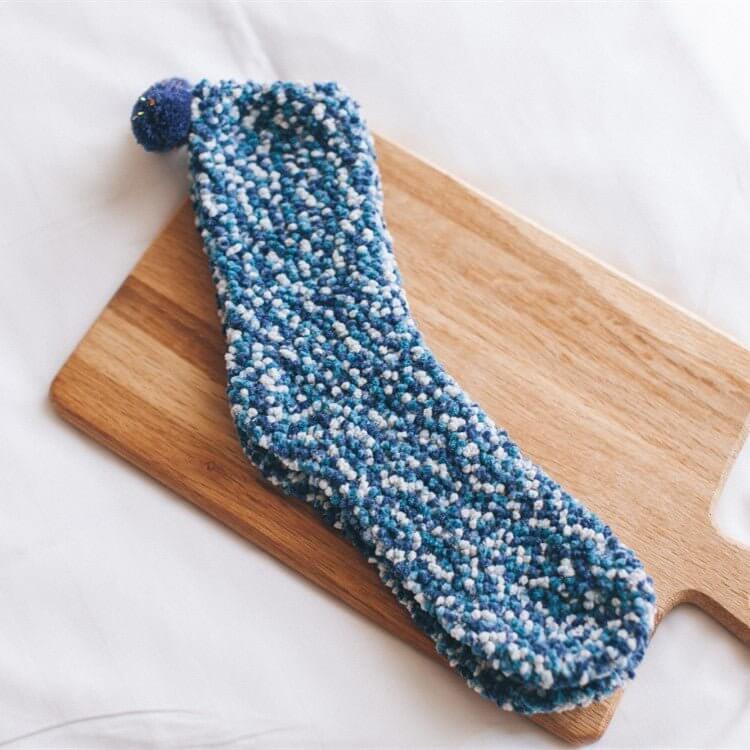 🌲 Early Christmas Sale 40% OFF🎁Cute Cake Winter Fuzzy Slipper Socks