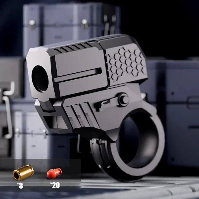 Alloy Ring Spinning Toy Pistol